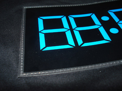 Футболка LED с часами