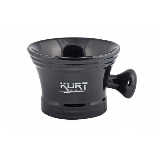 Керамическая чаша для бритья с ручкой KURT, D11 см.
