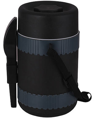 Термоконтейнер Lunch Box Bekker черный 3 х 0.43 л.