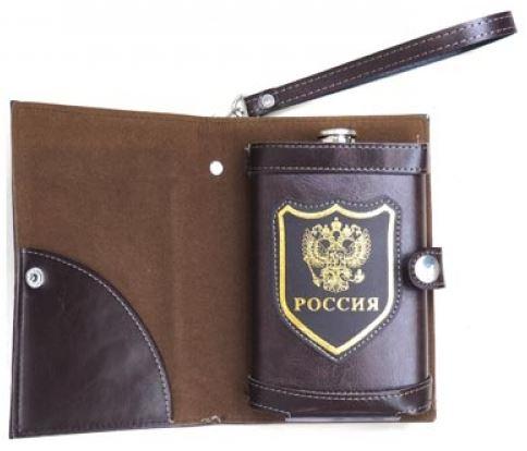 Фляга "Россия-книжка" 9Oz