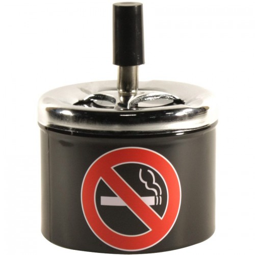Пепельница крутящаяся "No Smoking" D9см