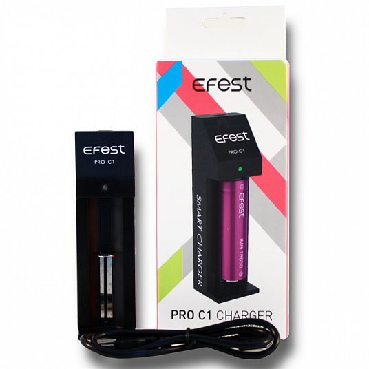 Зарядное устройство 18650 Efest Pro C1