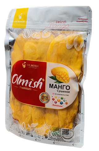  Манго сушеное без сахара Olmish 500 гр.