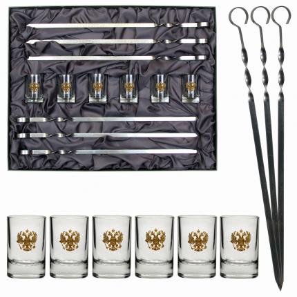 Набор подарочный с шампурами "Держава"