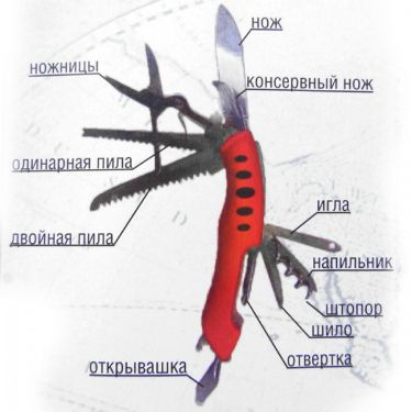 Мультитул "Следопыт" 11 в 1
