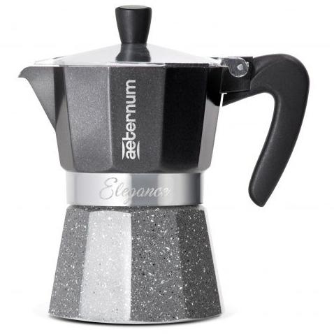 Кофеварка гейзер Bialetti ELEGANCE 6 пор черная
