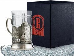 Подстаканник "Петр I" + стакан