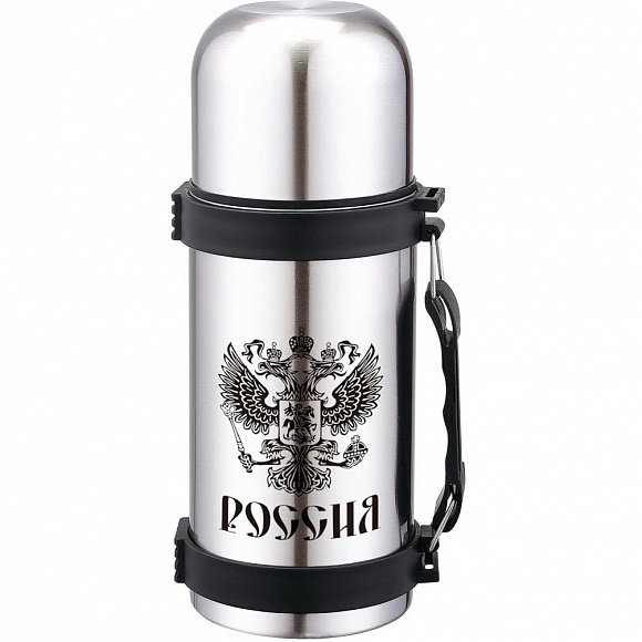 Термос металлический "Россия" 0.5 л.