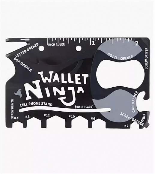Мультитул-кредитка "Wallet Ninja"