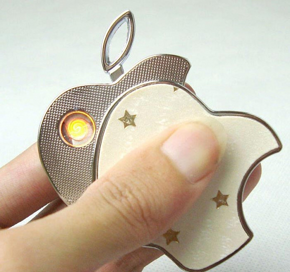 Электронный прикуриватель для сигарет "Яблоко"