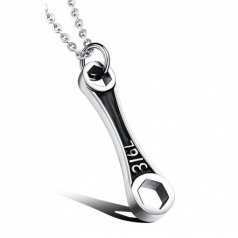 Подвеска стальная "Гаечный ключ" + цепочка