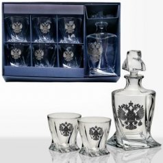 Набор для виски стопки+штоф" Держава" 