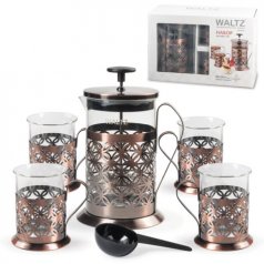 Набор WALTZ: Френч-пресс + 4 стакана