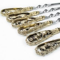 Шампур в овале головы животных