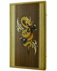 Нарды 53х50 см маркетри "Дракон"