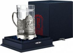 Подстаканник "Танк Т-34" + стакан