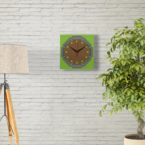 Часы настенные "Minecraft"