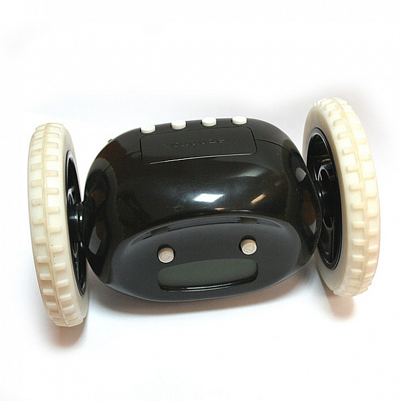 Часы-будильник уезжающий