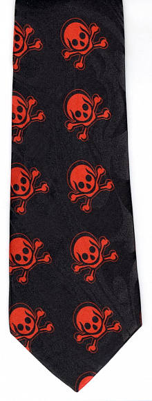 Галстук Skull