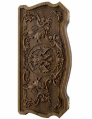 Нарды фигурные "Герб РФ" 59х30 см.