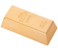 Слиток золота 1000g (упор для двери)