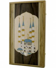 Нарды 53х50 см маркетри "Мечеть"