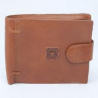 Портмоне с клапаном ретро коричневый
