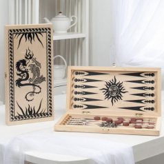 Нарды "Драконы" 400×200