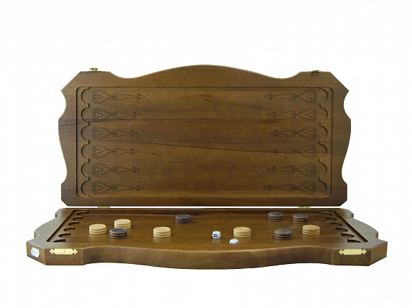 Нарды фигурные "Герб РФ" 59х30 см. бук