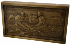 Нарды "Охотники на привале" 50х29