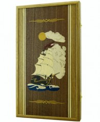 Нарды Маркетри 50х53 "Парусник"