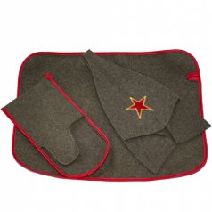 Набор для бани "Красноармеец"