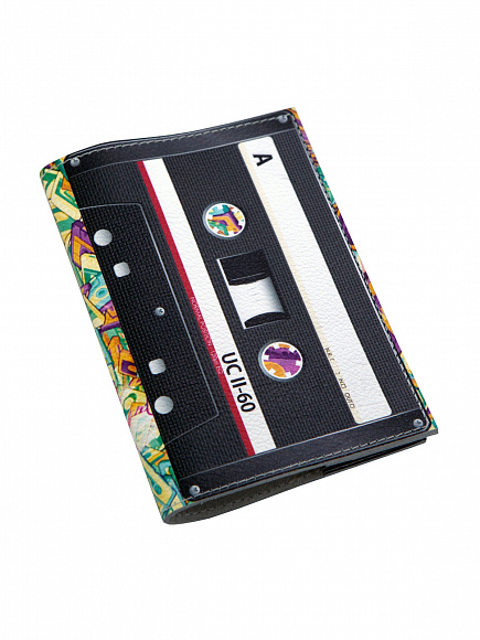 Обложка автодокументы кожа "Кассета"