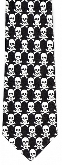 Галстук Skull