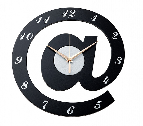 Часы настенные "@"