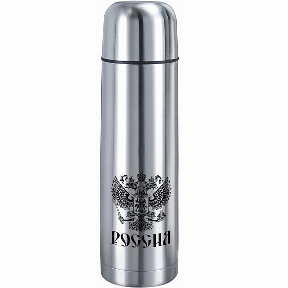 Термос металлический "Россия" 0.75 л.
