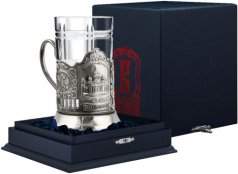 Подстаканник "Исакиевский собор" + стакан