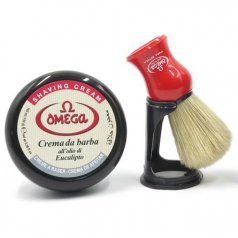 Набор OMEGA, помазок + крем