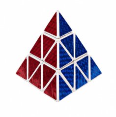 Кубик-рубика "Пирамида" 10 см.