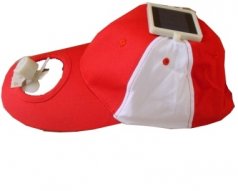 Бейсболка с солнечной батареей и вентилятором