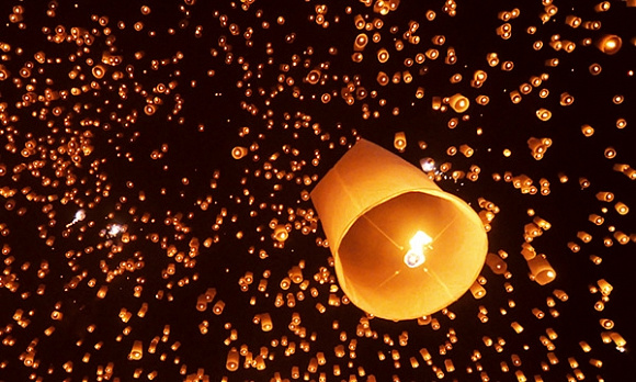 Небесный фонарик "Цилиндр"