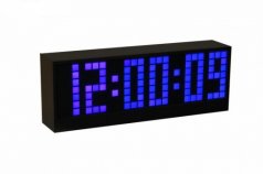 Часы цифровые с синими диодами