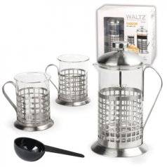 Набор WALTZ: Френч-пресс + 2 стакана