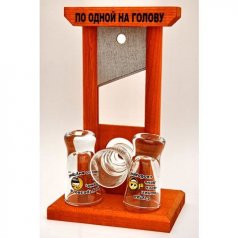 Набор рюмок "Гильотина"