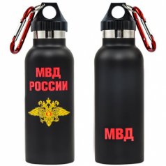 Термос с карабином "МВД"