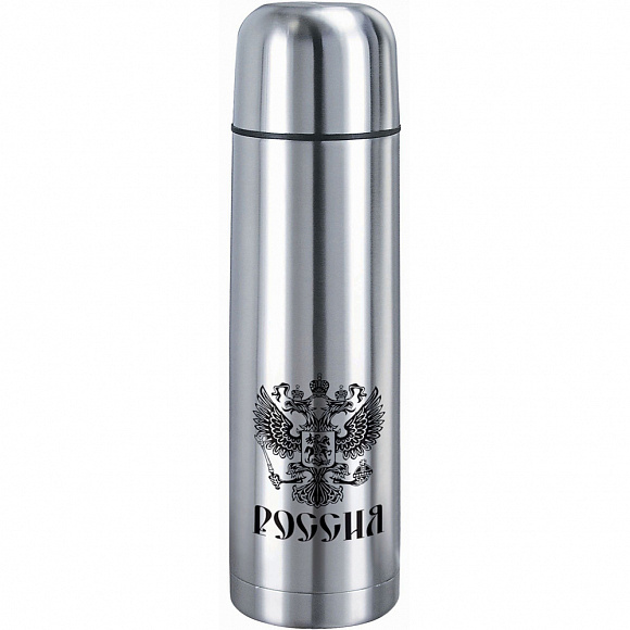 Термос металлический "Россия" 1 л.