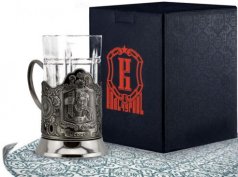 Подстаканник ник. "Высоцкий" + стакан