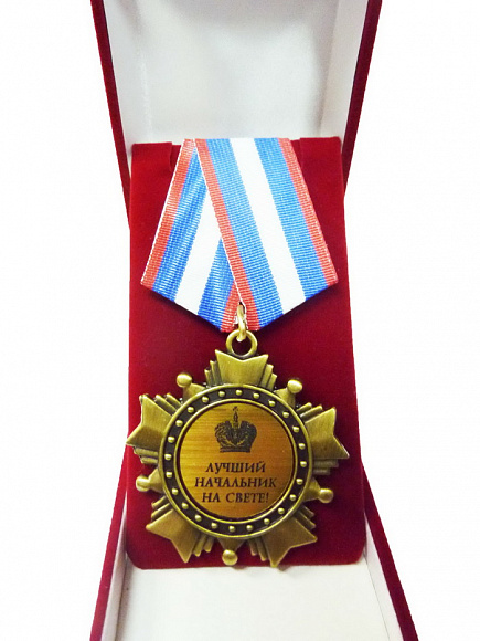 Орден в футляре "Лучший начальник"