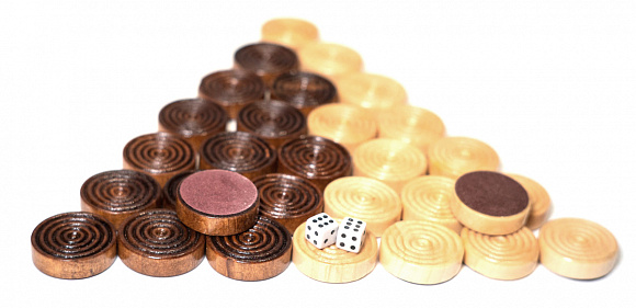 Фишки нарды бамбук