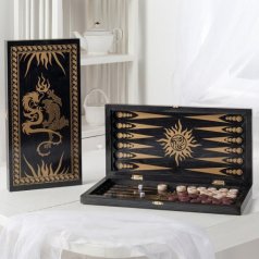 Нарды "Драконы" 400х200 чернение